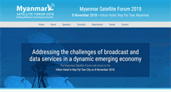Desktop Screenshot of myanmarsatelliteforum.com