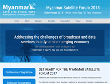 Tablet Screenshot of myanmarsatelliteforum.com